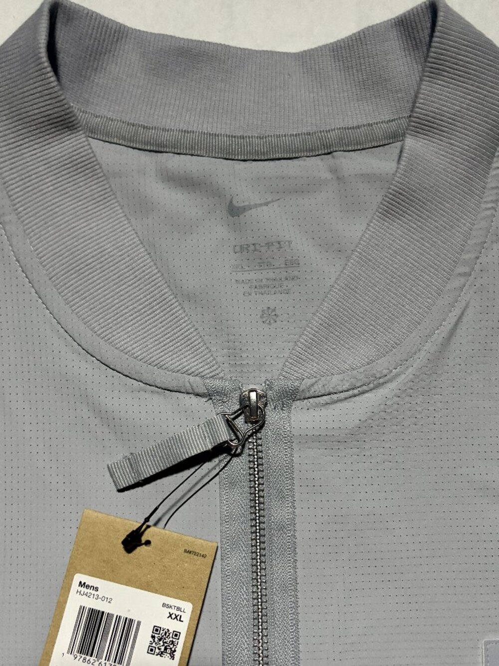 Nike Dri Fit Quarter Zip Shirt Mens XXL Gray Move to Zero Performance NWT $90